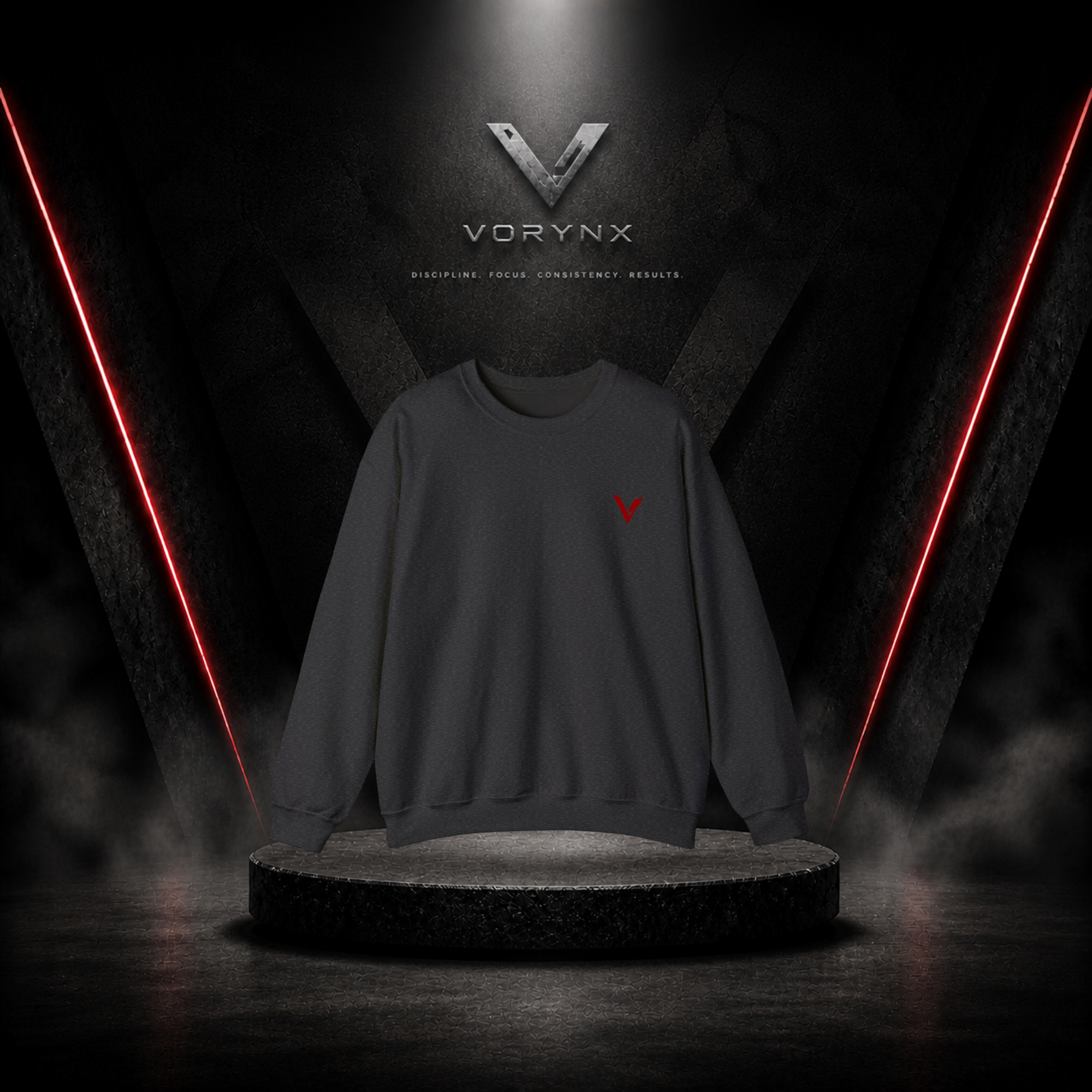Core Oversized Sweatshirt - Red