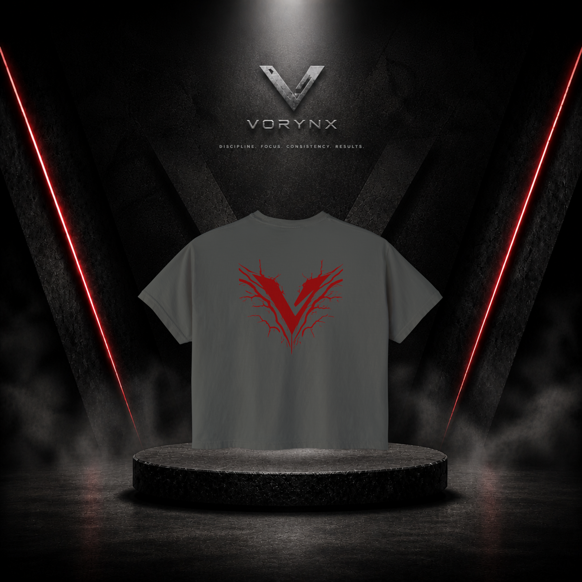 Energy Crop Tee - Red