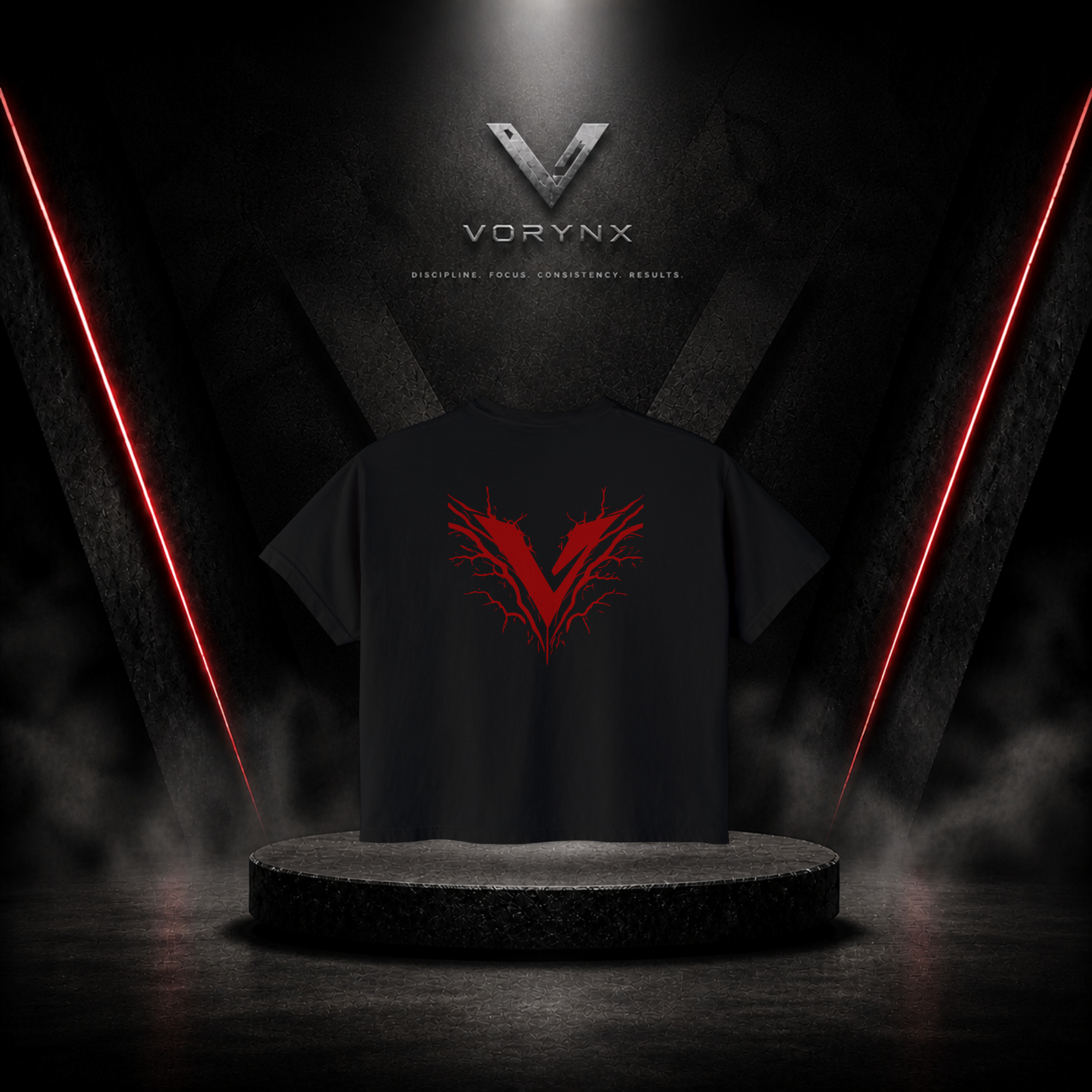 Energy Crop Tee - Red