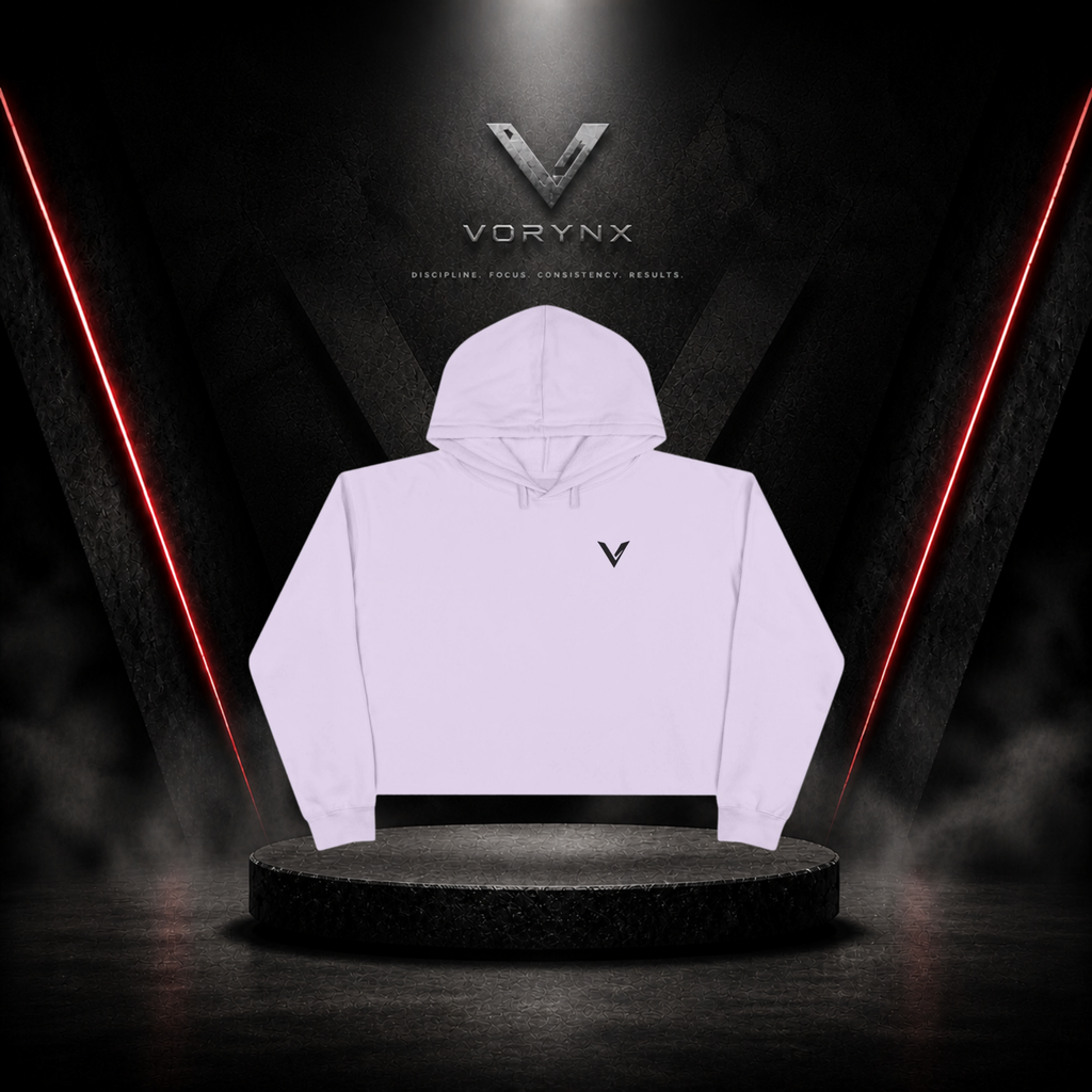 Energy Crop Hoodie - Black