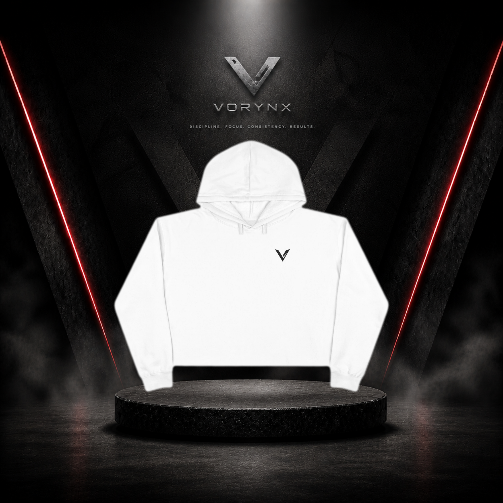 Energy Crop Hoodie - Black