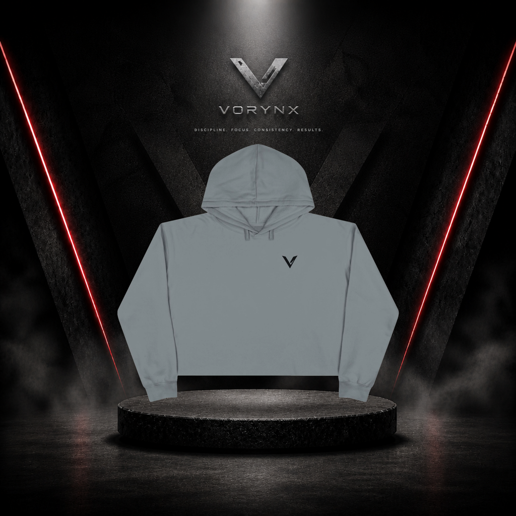 Energy Crop Hoodie - Black
