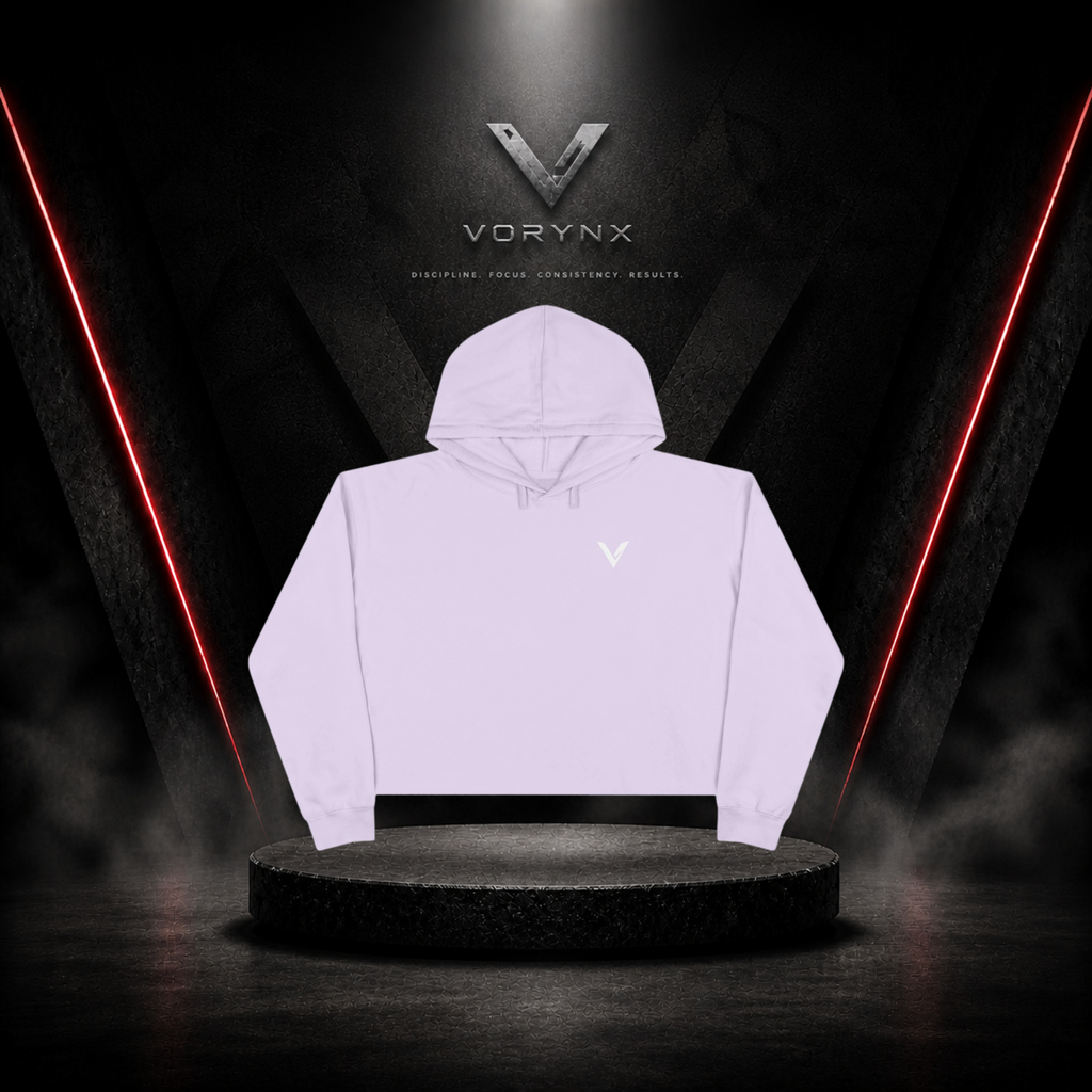 Energy Crop Hoodie - White