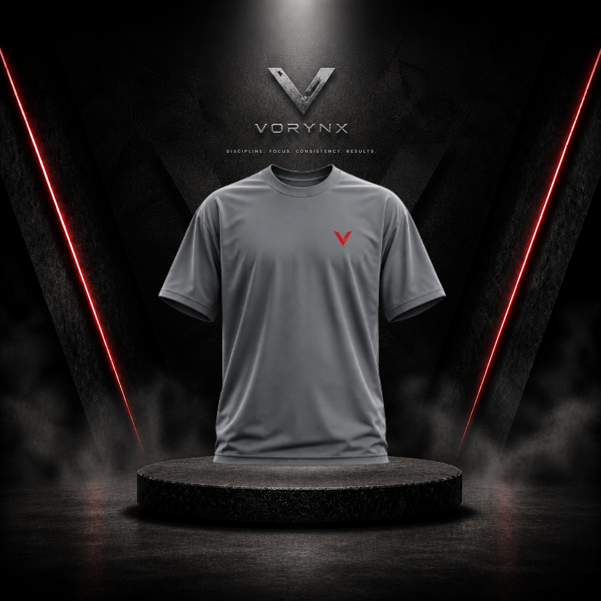 Discipline Oversized Tee - Red
