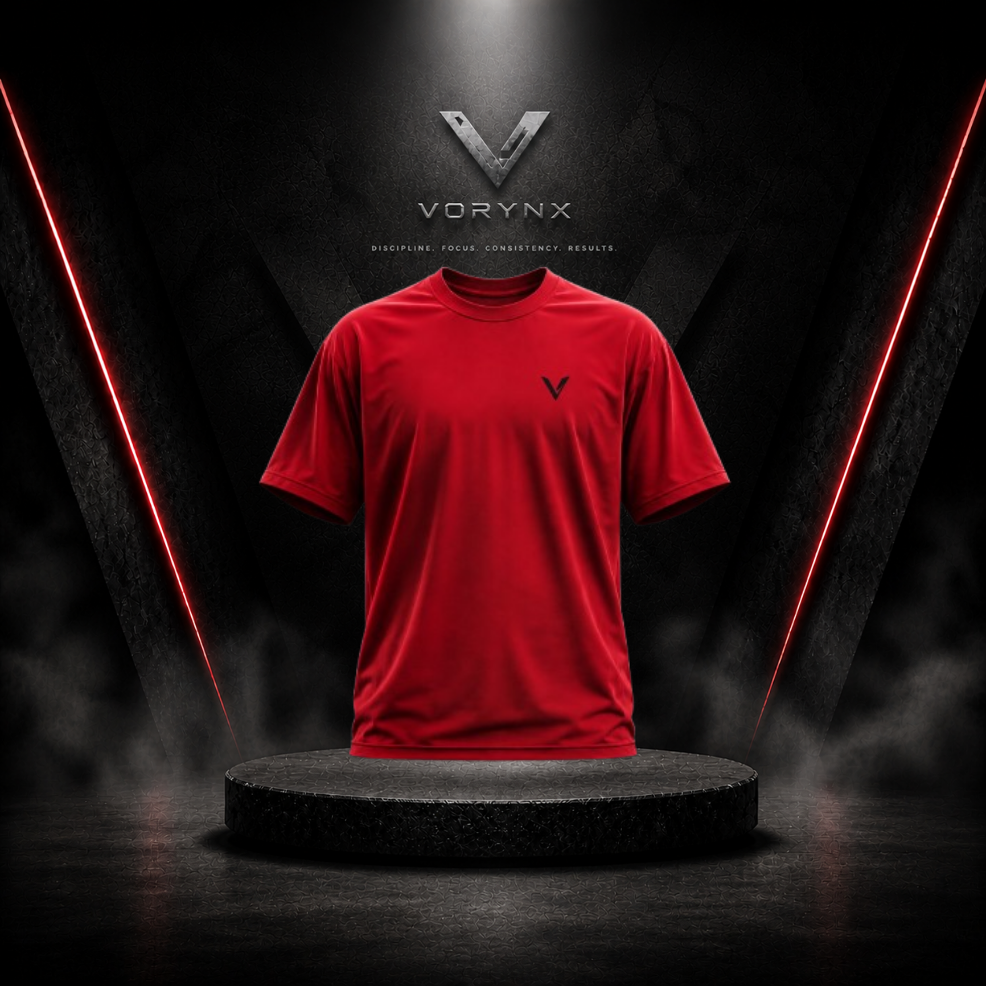 Discipline Oversized Tee - Black