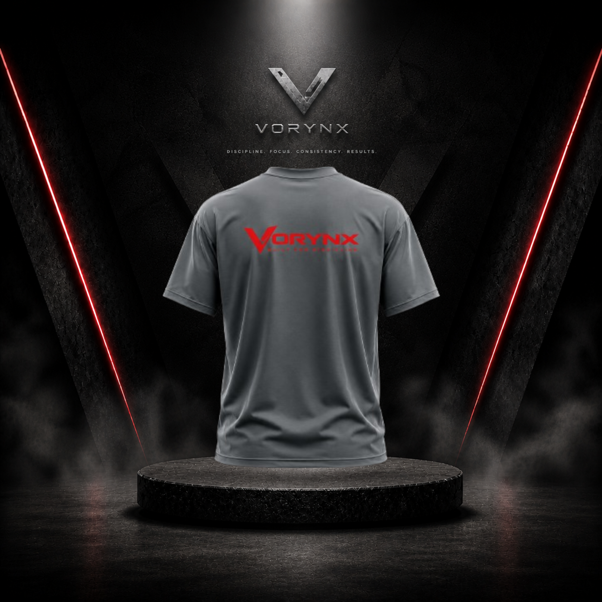 Discipline Oversized Tee - Red