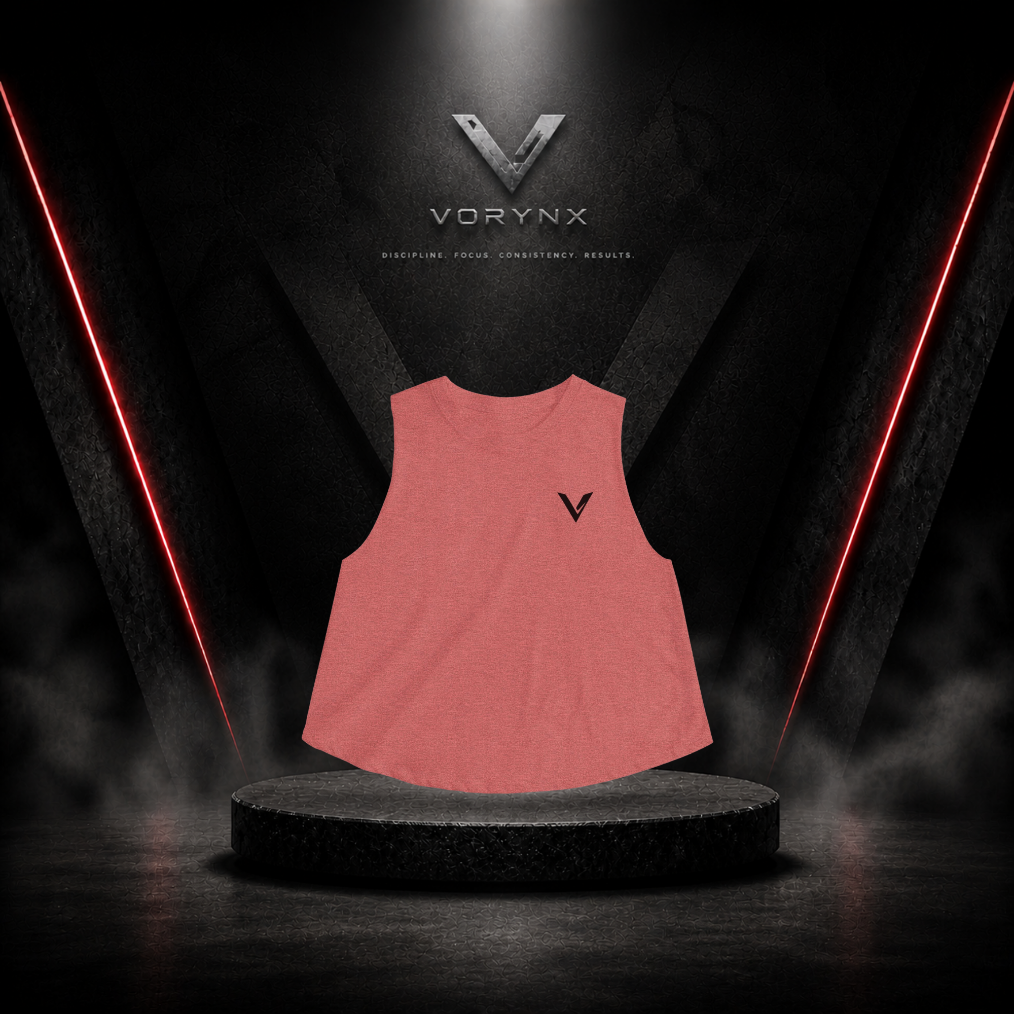 Core Crop Tank - Black